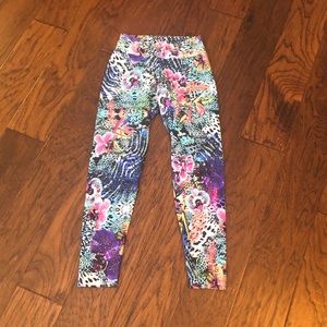 Liquido Active printed yoga pants, medium